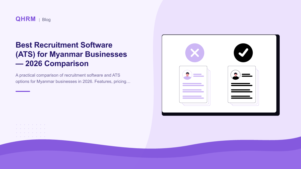 Best Recruitment Software (ATS) for Myanmar Businesses — 2026 Comparison