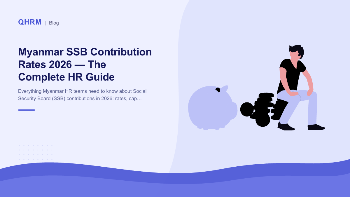 Myanmar SSB Contribution Rates 2026 — The Complete HR Guide